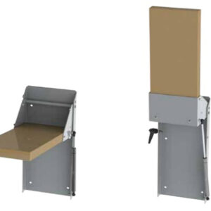 Klappbare Schraubstockplatte für Provan Regale